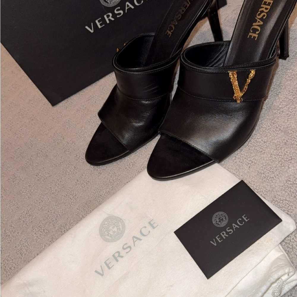 Versace Black Women's Heels